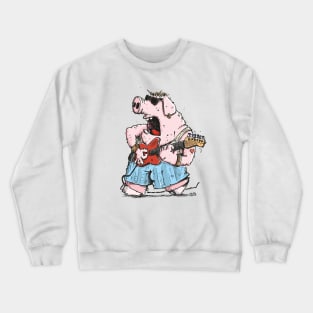 Guitar-Pig Crewneck Sweatshirt